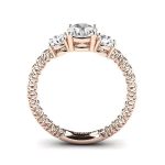 حلقه رزگلد ۱۸ عیار زنانه لووان - Image 3