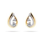 نیم ست زنانه گوشواره و گردنبند طلا مدل نارسام - Image 4