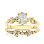 حلقه عروس طلای 18 عیار مدل شیدا - Image 2