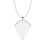 آویز ساعت دخترانه طلا ۱۸ عیار مدل افشار