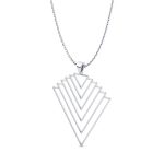 آویز ساعت دخترانه طلا ۱۸ عیار مدل افشار - Image 3