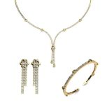 ست زنانه طلا ۱۸ عیار مدل الی