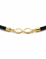 دستبند طلا 18 عیار زنانه مدل مارشال بی نهایت - Image 2