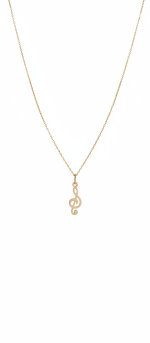 آویز گردنبند طلا 18 عیار زنانه طرح کلید سل - Image 4