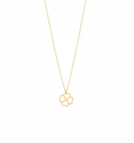 گردنبند طلا 18 عیار زنانه طرح چهار قلب