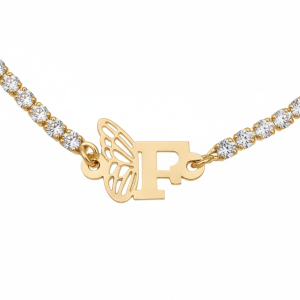 دستبند طلا 18 عیار زنانه طرح F - Image 3
