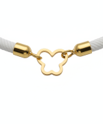 دستبند طلا 18 عیار زنانه مدل قلب پروانه ای کد 02 - Image 3