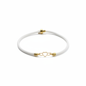 دستبند طلا 18 عیار زنانه مدل قلب بالدار کد 03