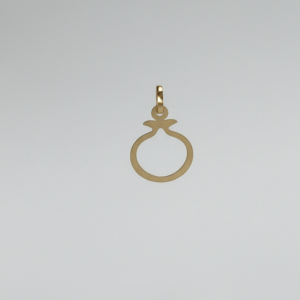 آویز گردنبند طلا 18 عیار زنانه طرح انار کد 01