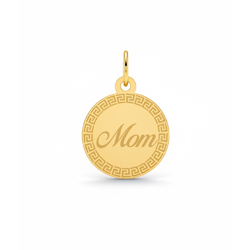 Artboard 1 آویز گردنبند طلا 18 عیار زنانه تالین گالری طرح Mom - Image 1