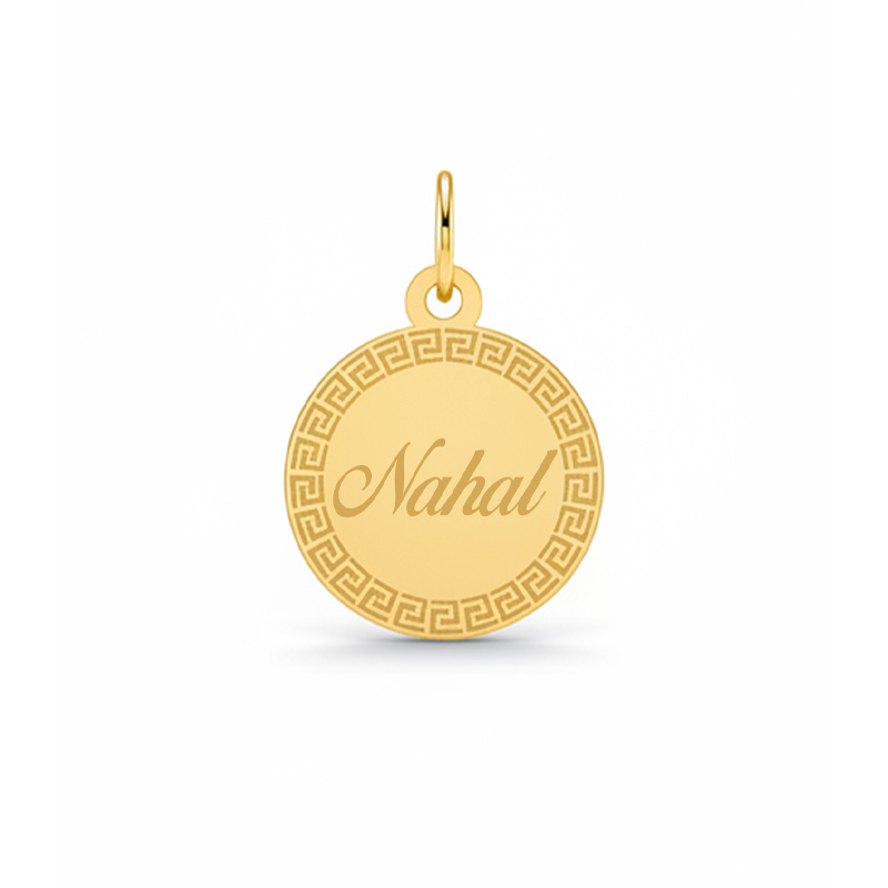 Artboard 1 آویز گردنبند طلا ۱۸ عیار زنانه تالین گالری طرح Nahal - Image 1