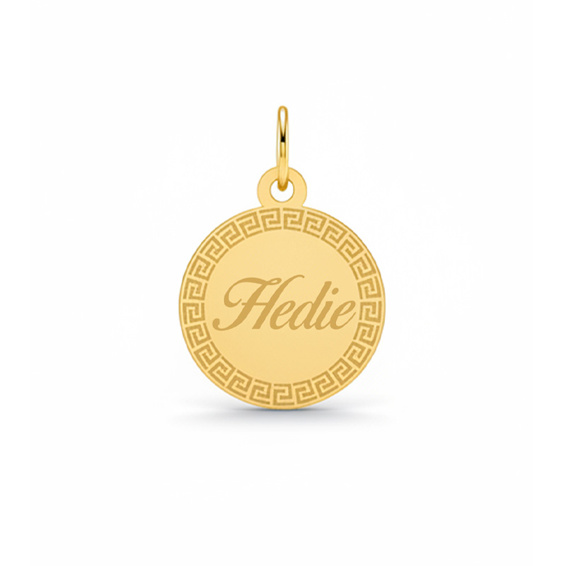Artboard 1 آویز گردنبند طلا ۱۸ عیار زنانه تالین گالری طرح Hedie - Image 1