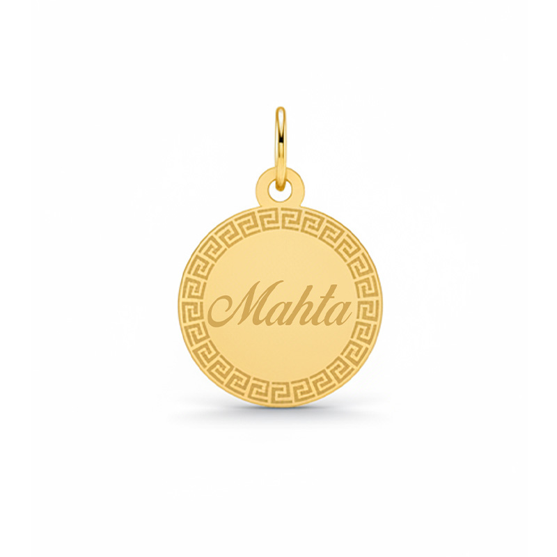 Artboard 1 آویز گردنبند طلا ۱۸ عیار زنانه تالین گالری طرح Mahta - Image 1