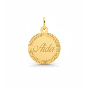 آویز گردنبند طلا ۱۸ عیار زنانه تالین گالری طرح Aida