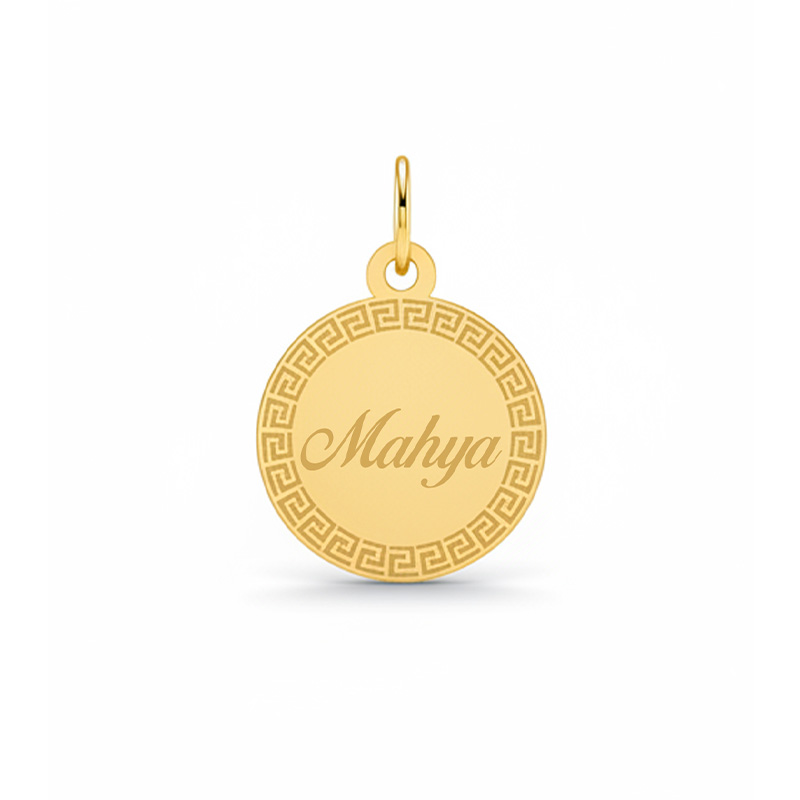 Artboard 1 آویز گردنبند طلا ۱۸ عیار زنانه تالین گالری طرح Mahya - Image 1