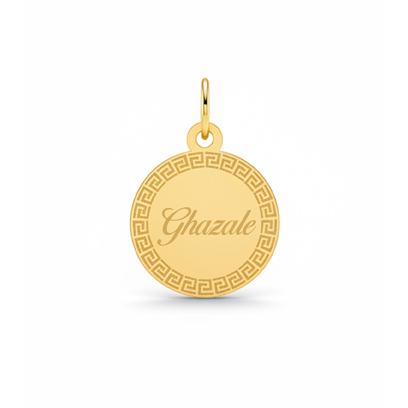 Artboard 1 آویز گردنبند طلا ۱۸ عیار زنانه تالین گالری طرح Ghazale - Image 1