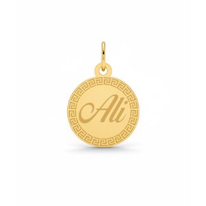 آویز گردنبند طلا ۱۸ عیار زنانه تالین گالری طرح Ali