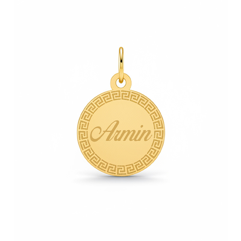 Artboard 1 آویز گردنبند طلا ۱۸ عیار زنانه تالین گالری طرح Armin - Image 1