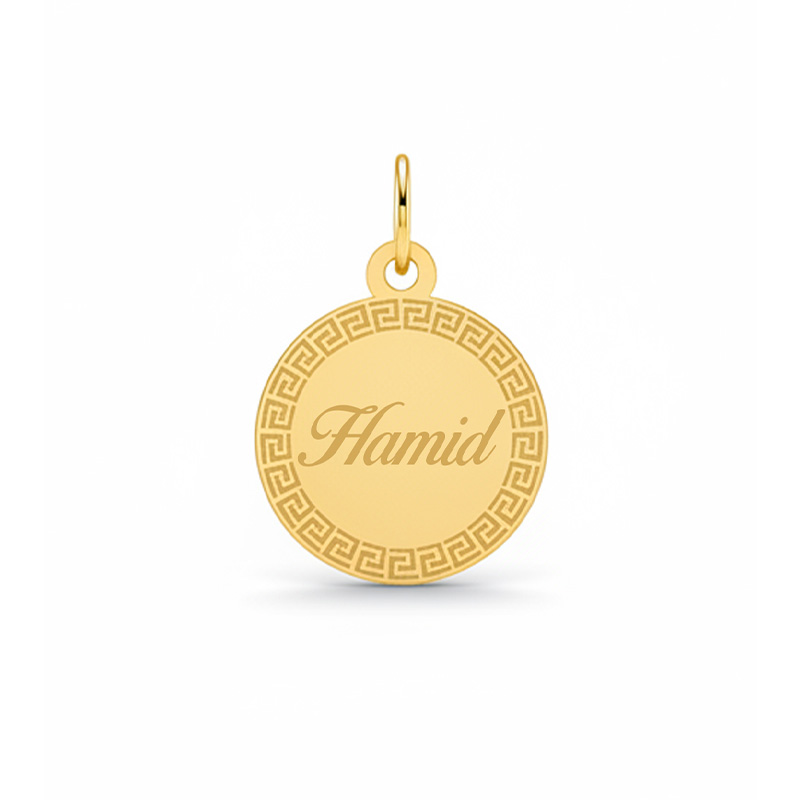 Artboard 1 آویز گردنبند طلا ۱۸ عیار زنانه تالین گالری طرح Hamid - Image 1