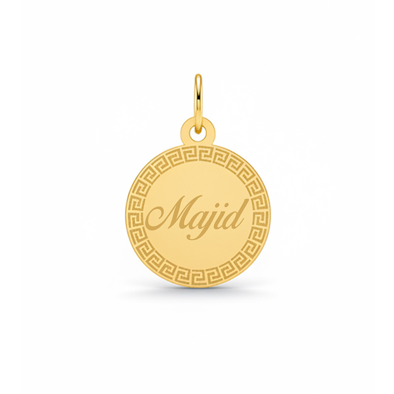 Artboard 1 آویز گردنبند طلا ۱۸ عیار زنانه تالین گالری طرح Majid - Image 1